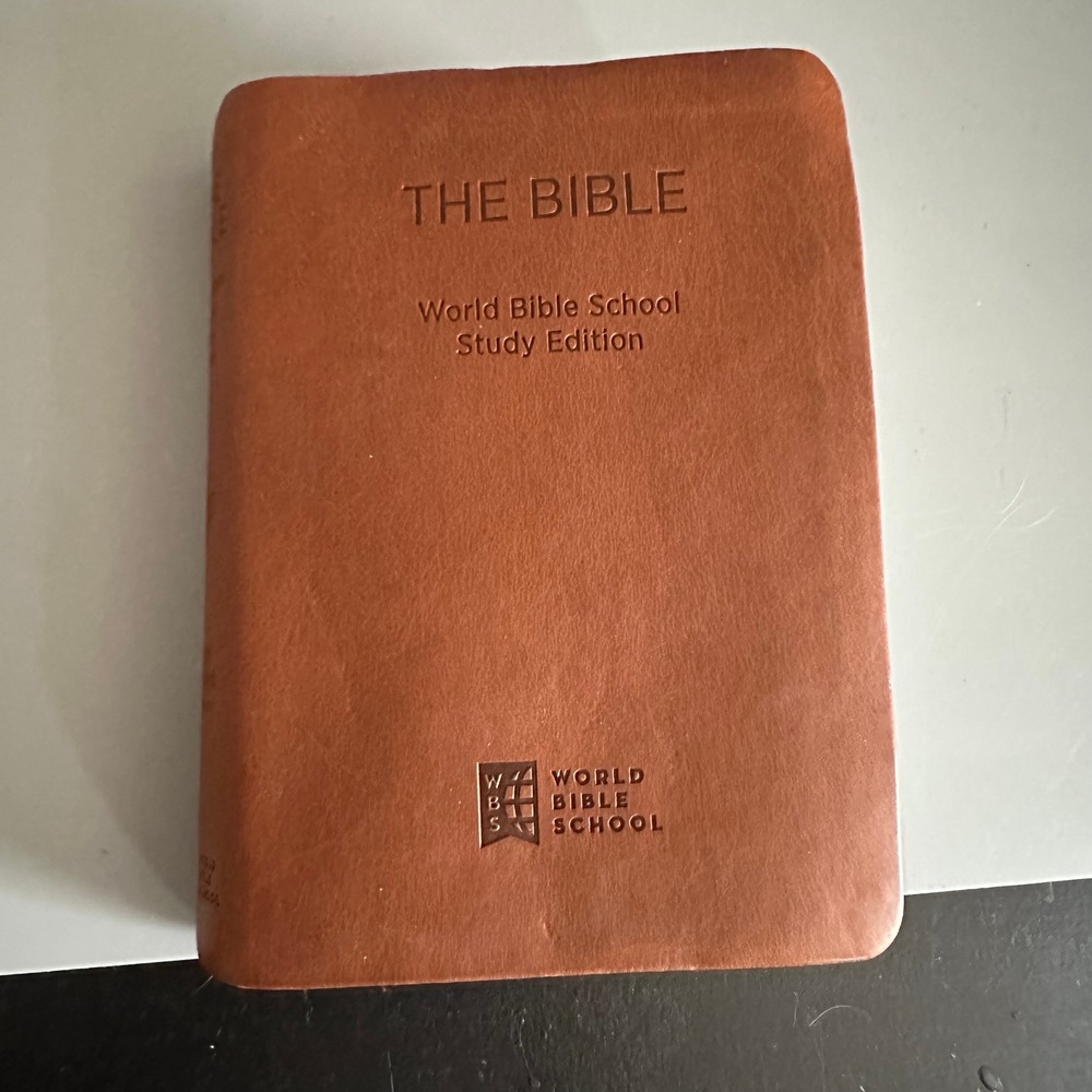 ESV Holy Bible World Bible School Study Edition Tan Softcover Old New Testament